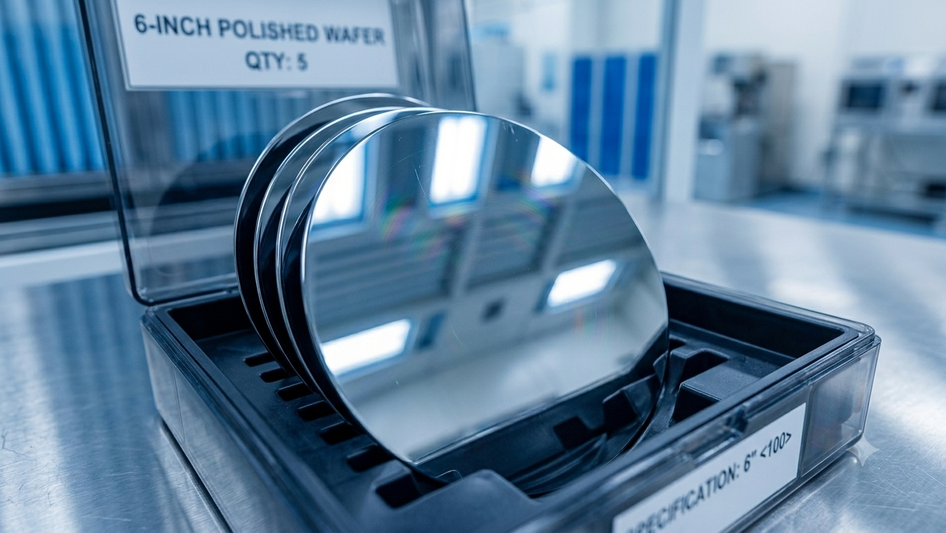 Silicon Wafer 11N (99.999999999)%, 150MM (6 Inch)